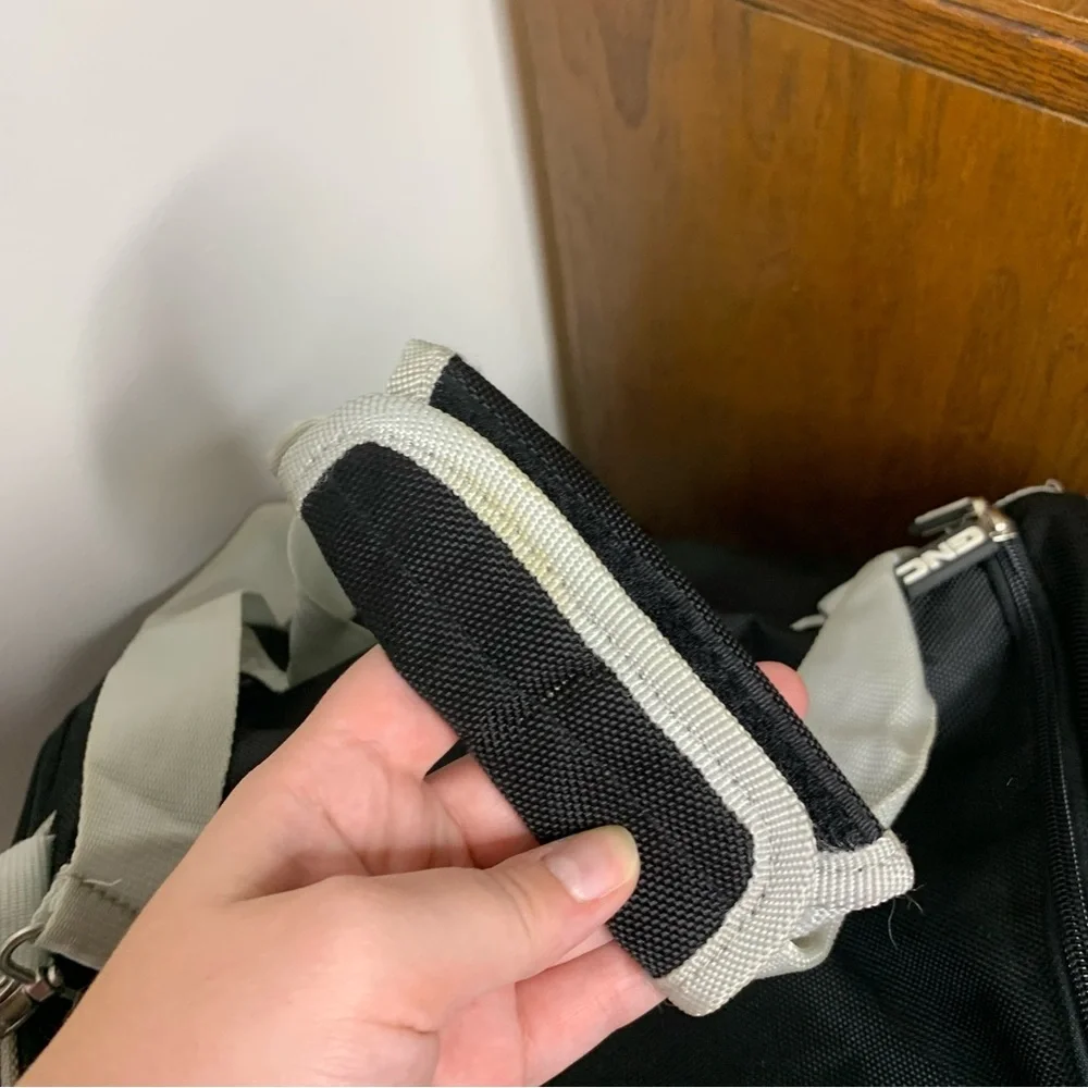 GNC Black Gym Duffel Bag